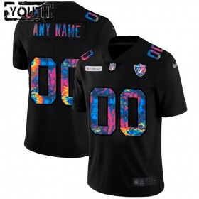 Maillot Enfant Las Vegas Raiders Personnalisé Nike 2020 Multicolor Noir
